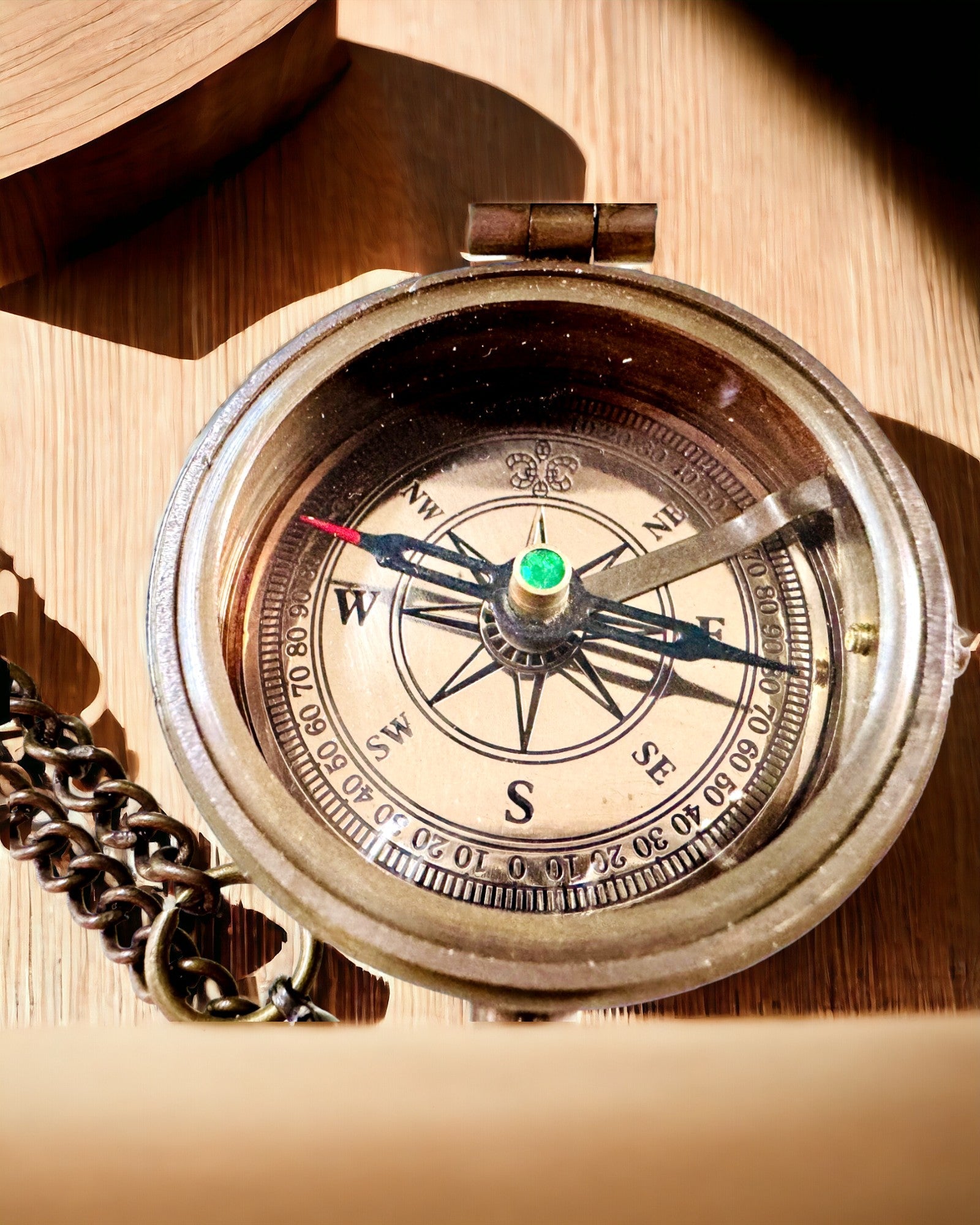 Kompas Indyjski Odysseus – Retro Explorer Perle - mulighed for gravering
