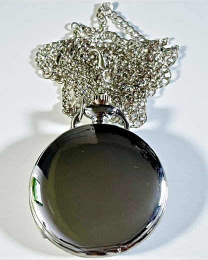 Klassisk Sølv Lommeur med Mulighed for Gravering