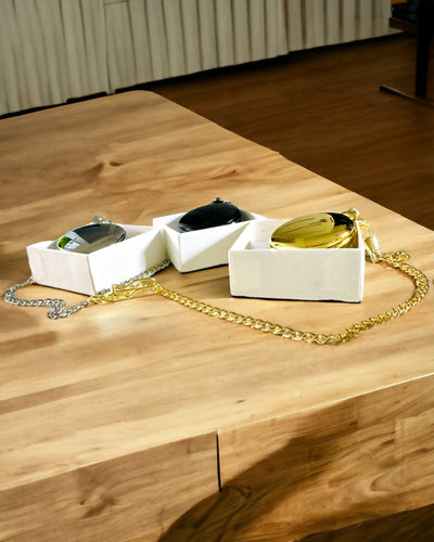 Guldfarvet Lommeur med Mulighed for Gravering