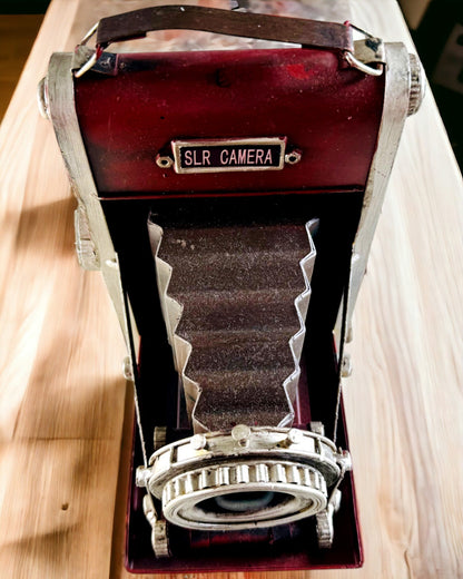 Vintage Vision: Dekorativ Retro Kamera med Mulighed for Gravering