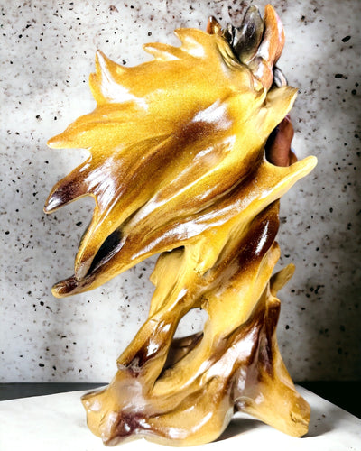 Abstrakt Hesteskulptur i Harpiks