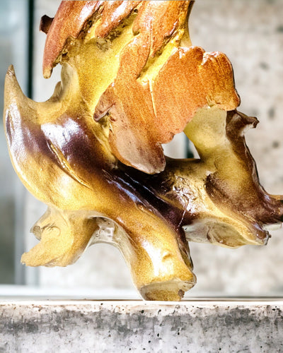 Abstrakt Hesteskulptur i Harpiks