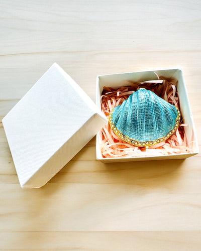 Skarbiec Wspomnień Muszelka - Smykkeskrin med mulighed for personlig gravering, gave