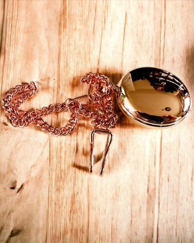 Lommeur i Klassisk Stil – Rosaguld, Vintage Elegance