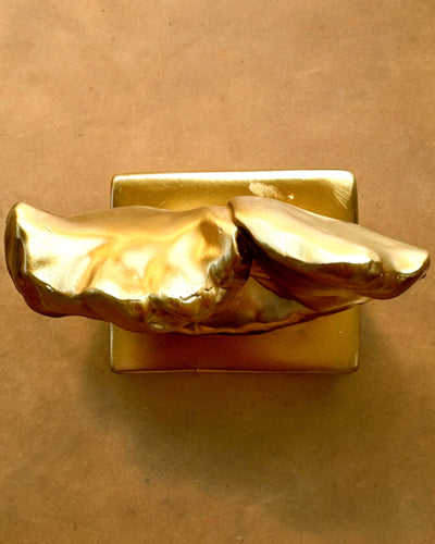 Figur "Złote Złączenie" - 13,5 cm høj, Dekorativ med Mulighed for Gravering