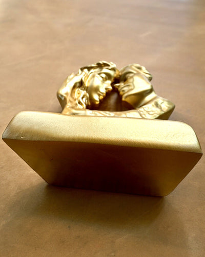 Figur "Złote Złączenie" - 13,5 cm høj, Dekorativ med Mulighed for Gravering