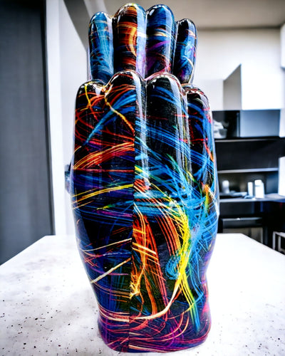 Kalejdoskop Hjerte – Håndlavet Harpynt med Mulighed for Gravering