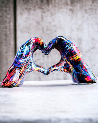 Kalejdoskop Hjerte – Håndlavet Harpynt med Mulighed for Gravering