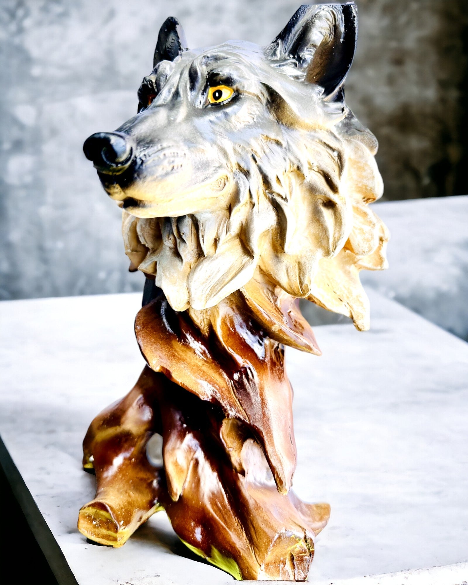 "Wilczy Duch" – Dekorativ Figur med mulighed for personlig gravering, til gave