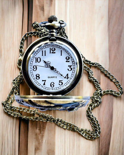 Lommeur "Vintage Explorer" med Mulighed for Gravering