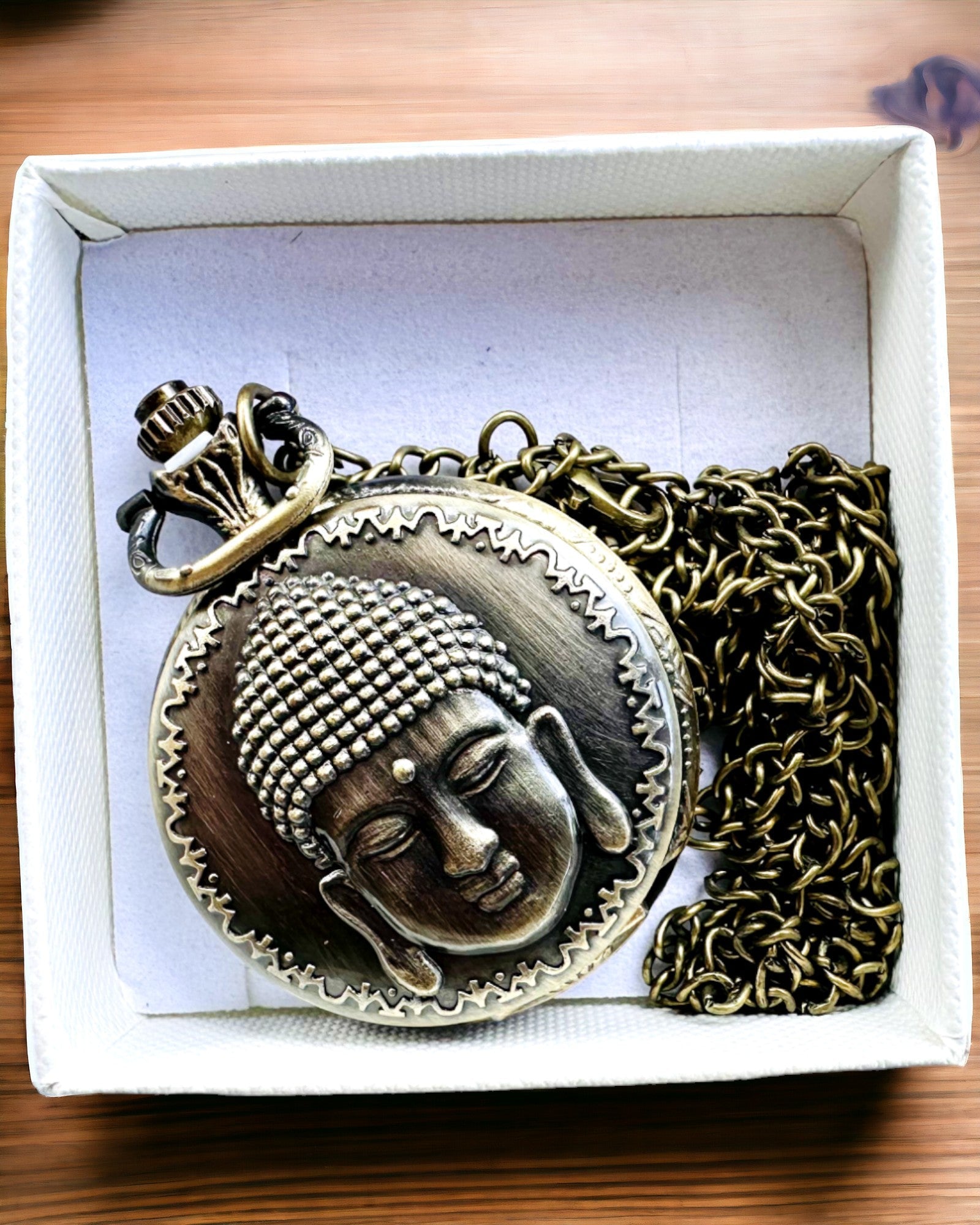 Lommeur "Buddha Time Elegance", mulighed for personlig gravering