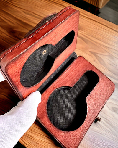 Kommandoetui – Håndlavet Etui til Lommeur eller Kompas med Mulighed for Personliggørelse