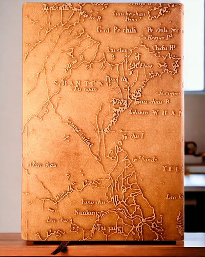 Notebooks med nautisk tema "Nautica" med mulighed for personlig gravering, som gave