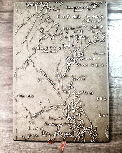 Notebooks med nautisk tema "Nautica" med mulighed for personlig gravering, som gave