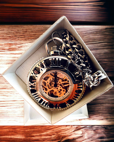 Lommeur "Mechanica Heritage" med Mulighed for Personalisering