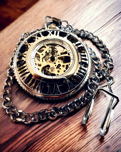 Lommeur "Mechanica Heritage" med Mulighed for Personalisering