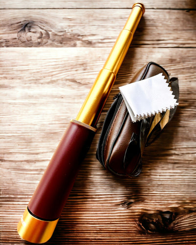 Monokulær Explorer 25x30 - Bærbar, sammenklappelig håndkikkert, mulighed for personlig gravering