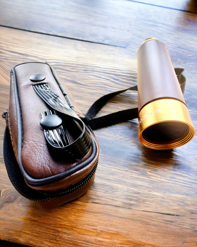 Monokulær Explorer 25x30 - Bærbar, sammenklappelig håndkikkert, mulighed for personlig gravering