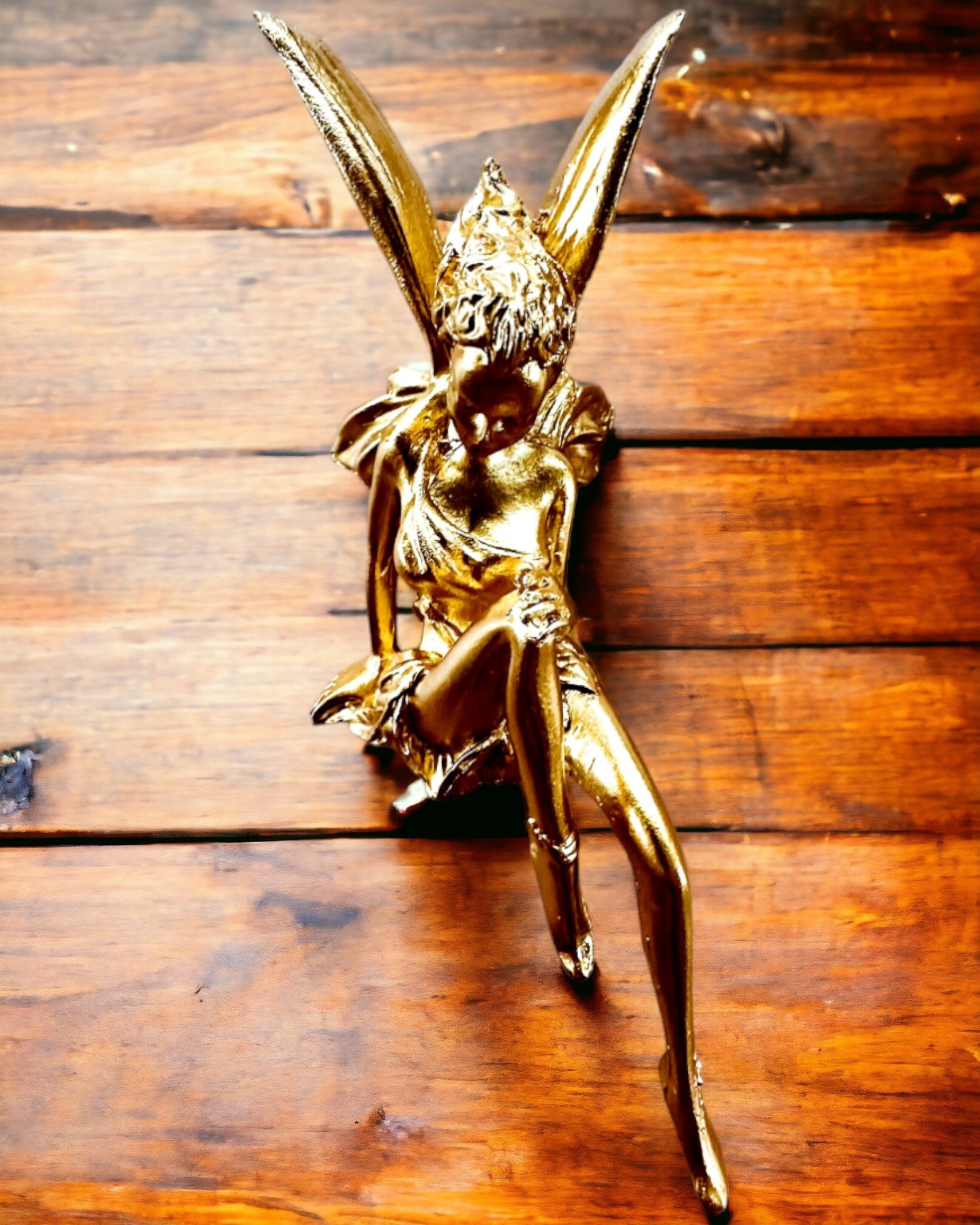 Lille Gylden Drømmefe – Figur med Mulighed for Gravering