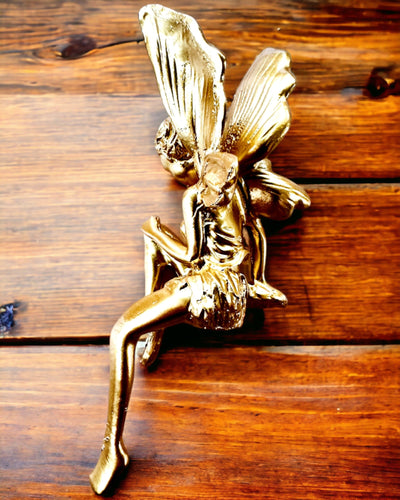 Lille Gylden Drømmefe – Figur med Mulighed for Gravering