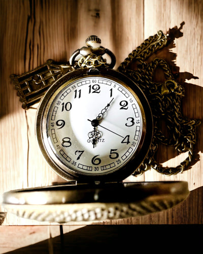 Lommeur "Butterfly Elegance" med mulighed for personlig gravering