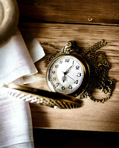 Lommeur "Butterfly Elegance" med mulighed for personlig gravering