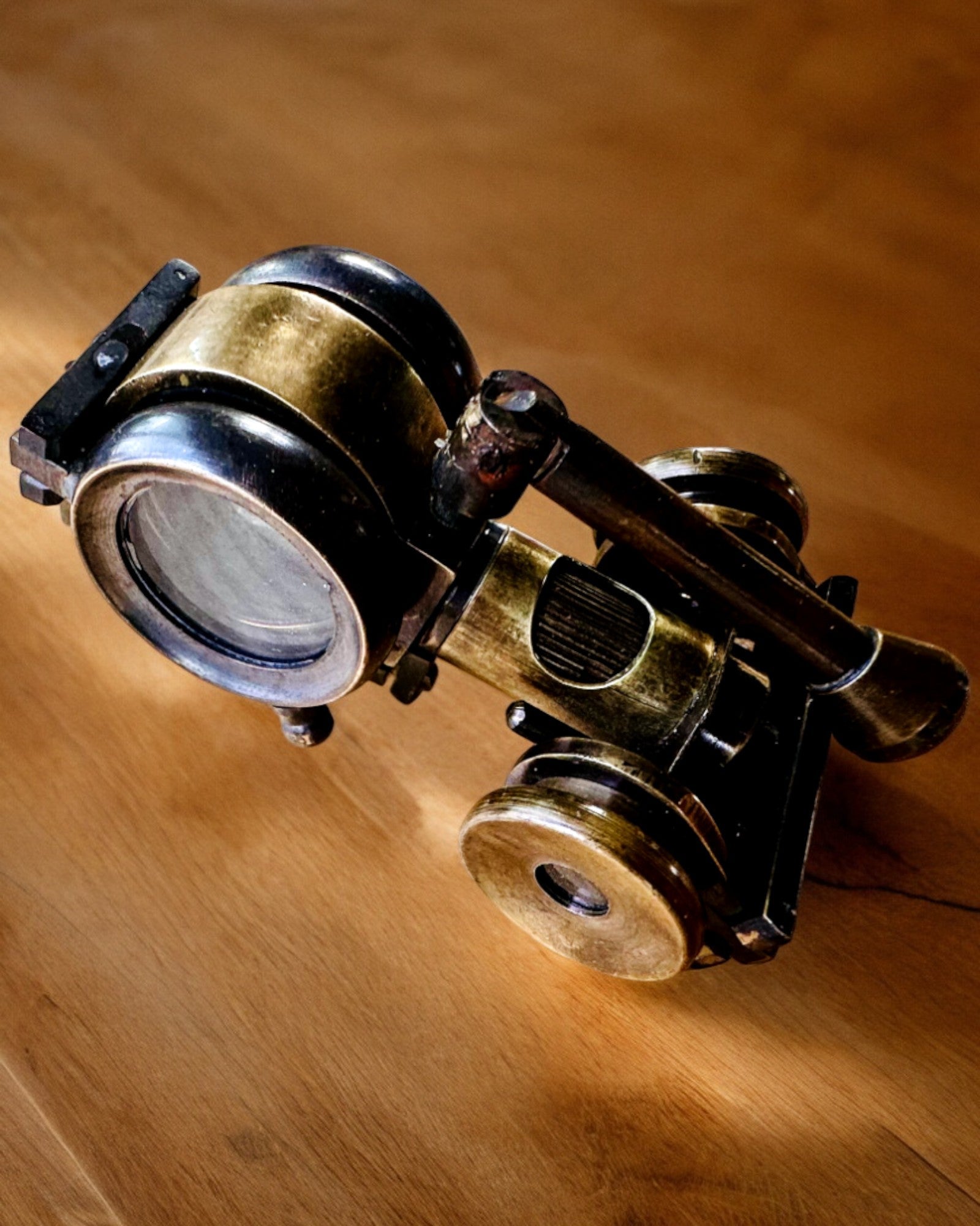 Binocular Nautica - Eksklusivt Vintage Tilbehør - Håndlavet med Mulighed for Gravering, dekoration til kontoret, premium