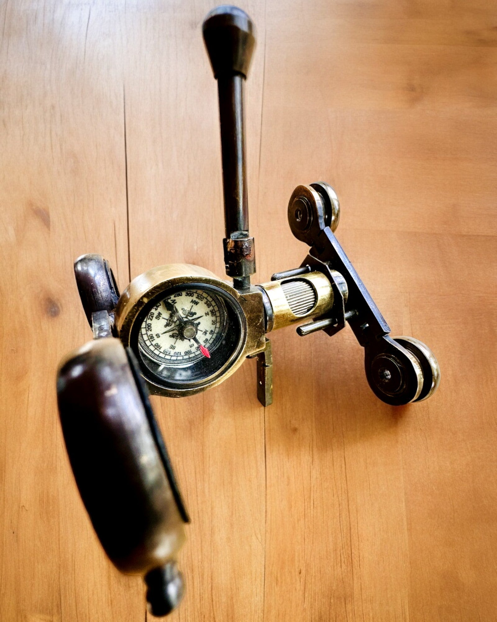 Binocular Nautica - Eksklusivt Vintage Tilbehør - Håndlavet med Mulighed for Gravering, dekoration til kontoret, premium