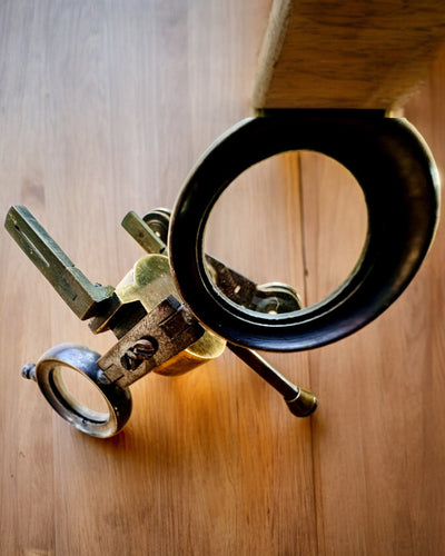 Binocular Nautica - Eksklusivt Vintage Tilbehør - Håndlavet med Mulighed for Gravering, dekoration til kontoret, premium
