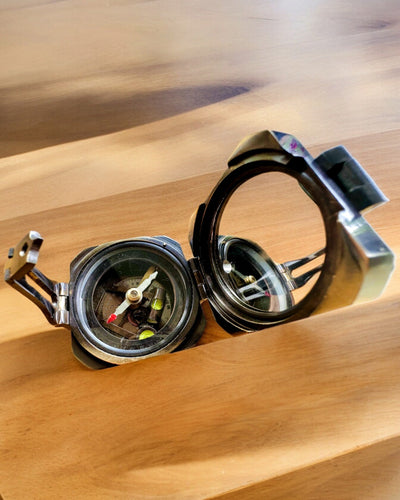 Solid, premium kaptajnskompas "Navigator" - med mulighed for personlig gravering