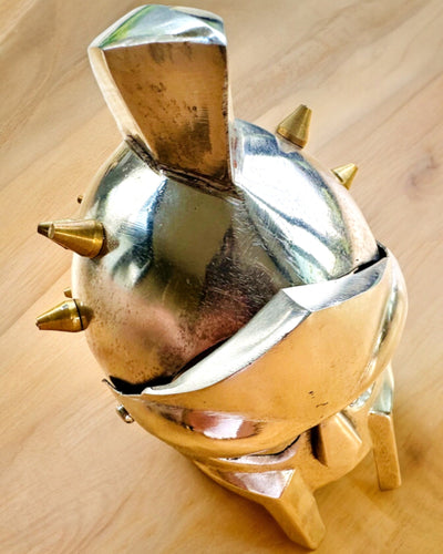 Gladiatorisk Riddermaske "Sparta" - mulighed for personliggørelse med gravering