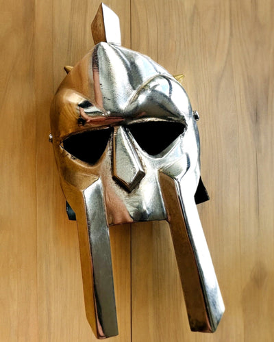 Gladiatorisk Riddermaske "Sparta" - mulighed for personliggørelse med gravering