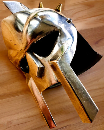 Gladiatorisk Riddermaske "Sparta" - mulighed for personliggørelse med gravering