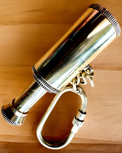 Lomme Teleskop "Złota Przygoda" - nøglering med mulighed for personalisering