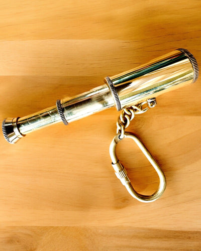 Lomme Teleskop "Złota Przygoda" - nøglering med mulighed for personalisering