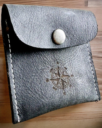 Etui til lommeur eller kompas Rejsende - mulighed for personliggørelse med gravering