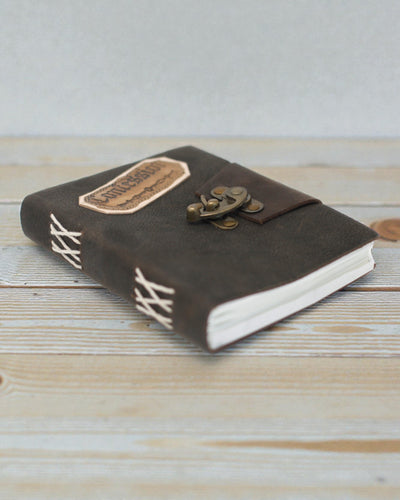 Secretum Anima – Lædernotesbog Skriftemål med lukning