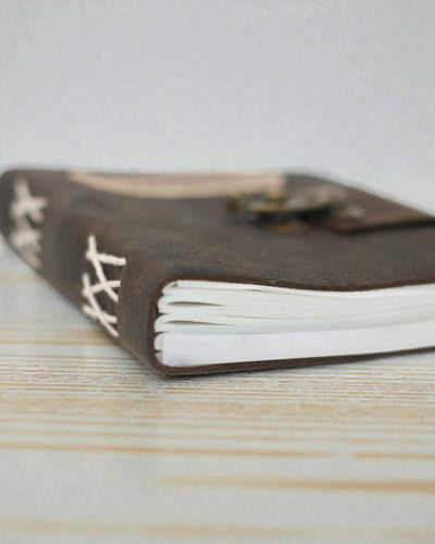 Secretum Anima – Lædernotesbog Skriftemål med lukning