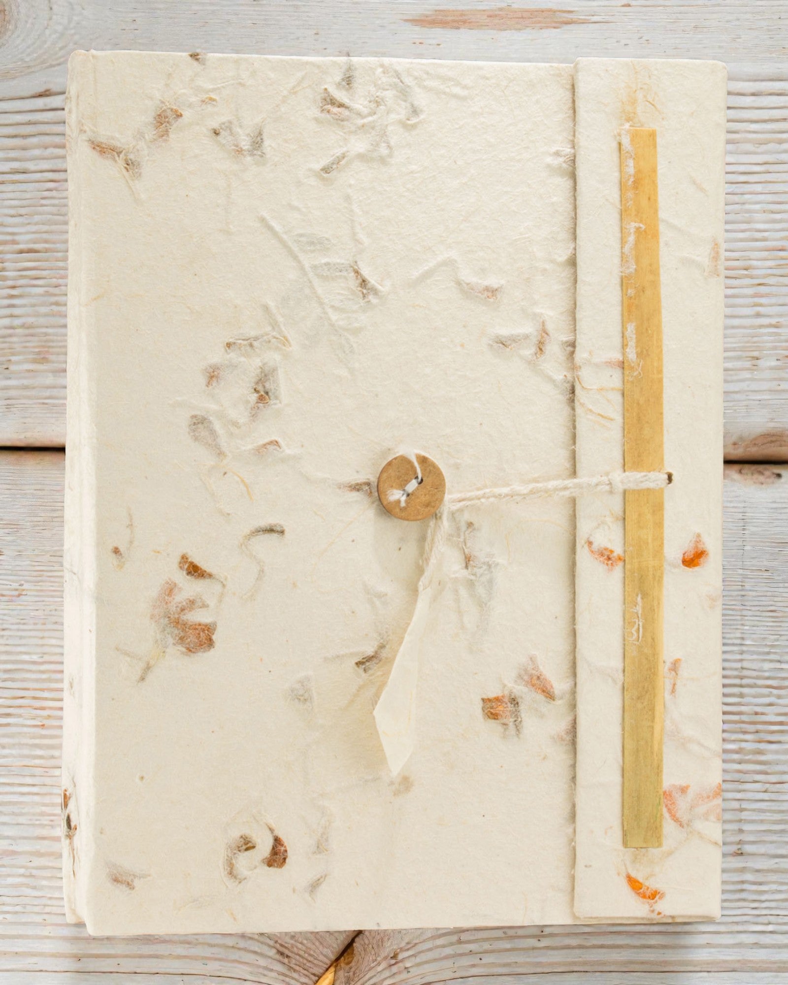 Stor lokta-notesbog Botanical Bloom – blomster (45 ark, 21 x 15 cm)