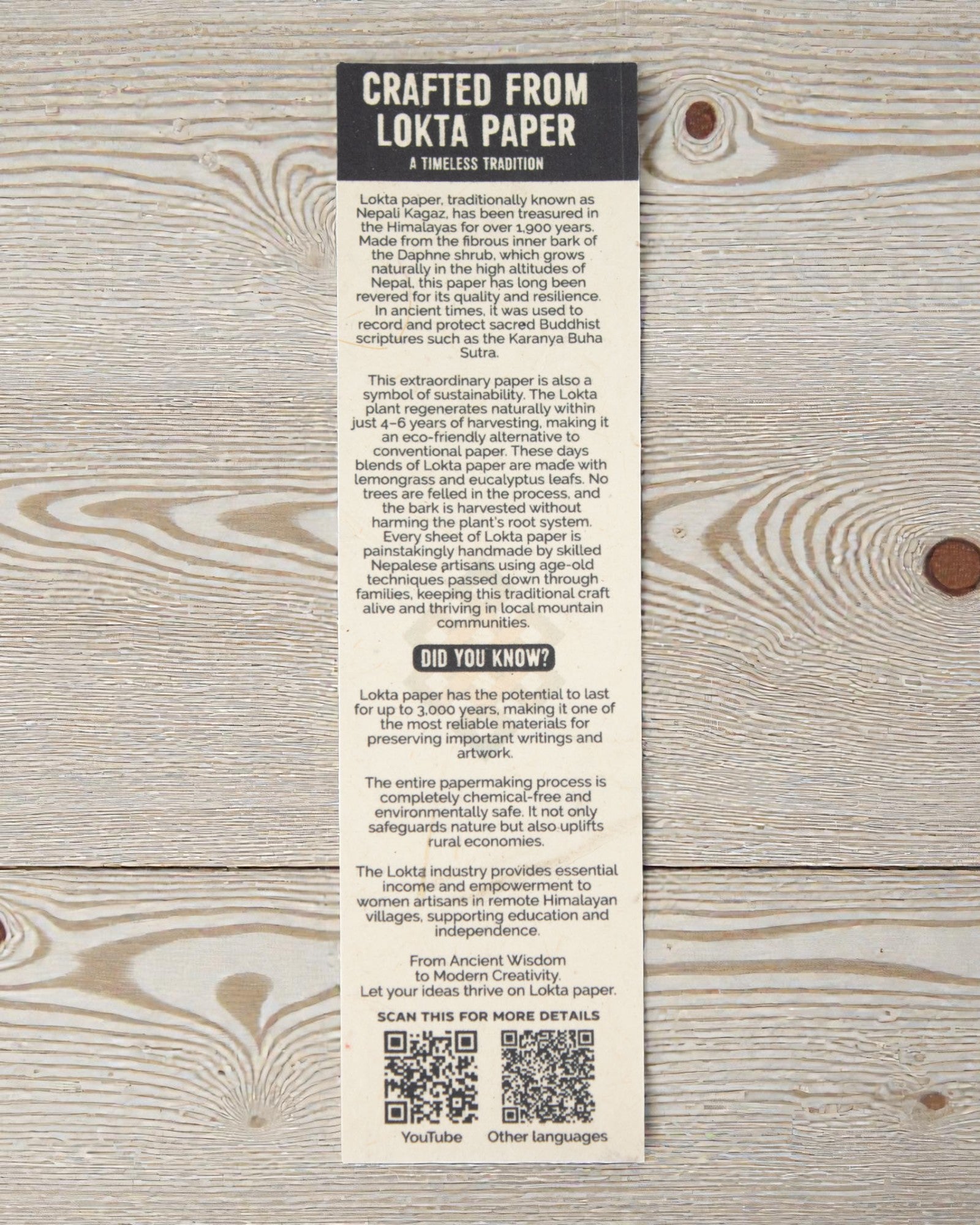 Stor lomme-notesbog med inspiration – Skriv det ned (21 x 15 cm, 45 ark)