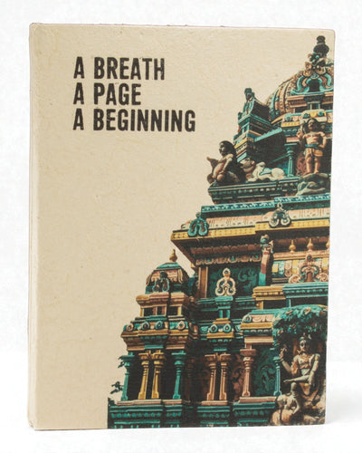 Stor Lokta-notesbog Inspiration – Åndedrag (45 ark, 21 x 15 cm)