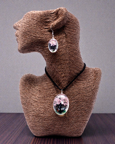 Rosenhave – Smykkesæt med tørrede blomster Livets Træ