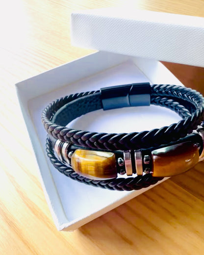 Armbånd "Tigerøje" med mulighed for personalisering som gave