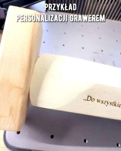 Træ Cricketbat med Stand - dekoration, Ideel som Gave med Mulighed for Gravering