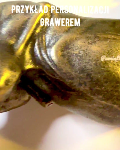 Noblesse - Figur, Statue af en Hest i Bevægelse - mulighed for personalisering med gravering som gave