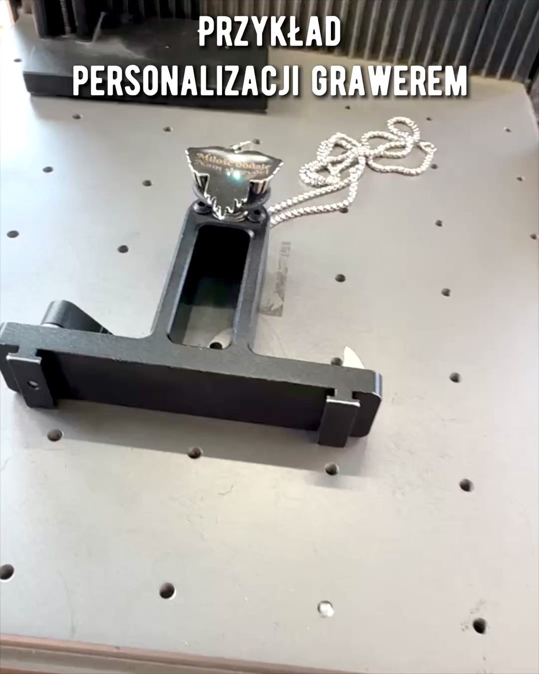 "Amulet Sercostrzelec - Mroczne Skrzydła Miłości", mulighed for personalisering med gravering til gave