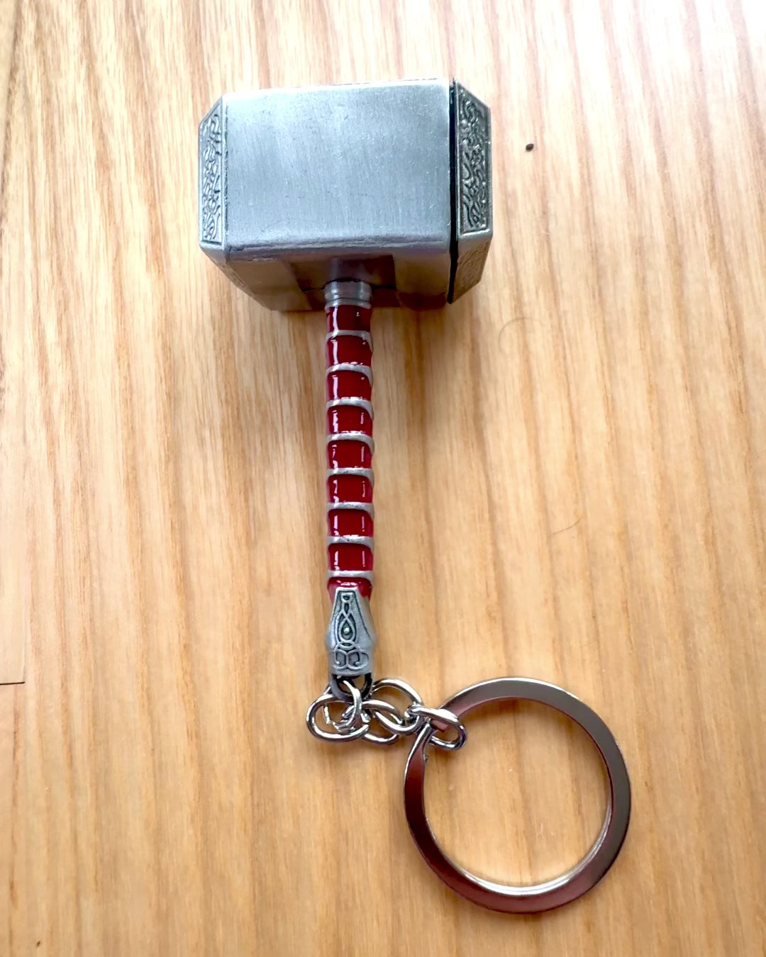 Thors Hammer - Magt Nøglering, mulighed for personlig gravering som gave