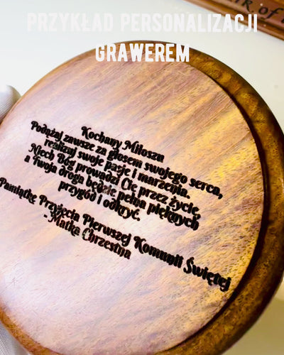 Træskibskompas med Mulighed for Gravering – Håndlavet, Håndværk