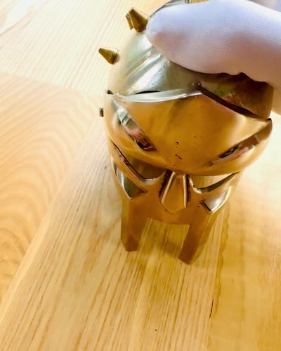 Gladiatorisk Riddermaske "Sparta" - mulighed for personliggørelse med gravering