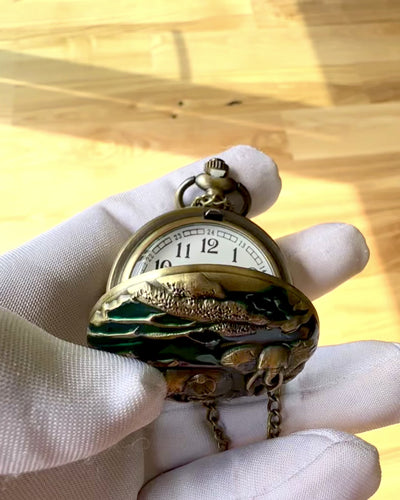 Lommeur "Vintage Explorer" med Mulighed for Gravering